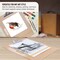 U.S. Art Supply; 11" x 17" Artist Sketch Tote Board - Lightweight Hardboard Drawing Board with Handle, Clip & Rubber Band for Art, Sketching, Travel, Studio; Category:Drawing & Sketching Boards; Image:6